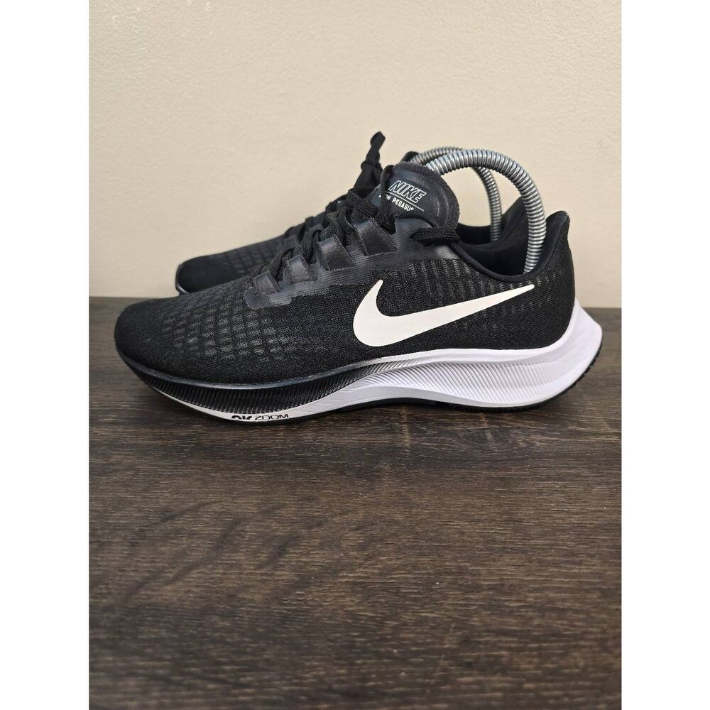 Nike Air Zoom Pegasus 37 Black Women's  Running Shoes Size 9